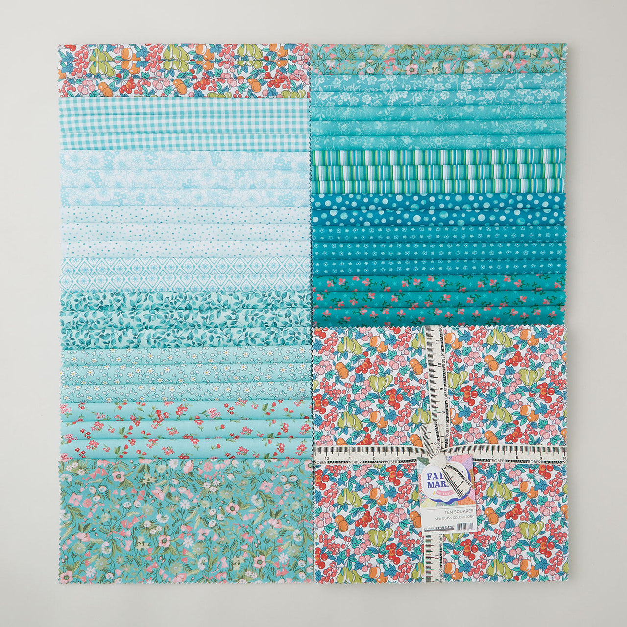 Fabric Market - Sea Glass Ten Squares