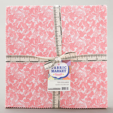 Fabric Market Guava Ten Squares