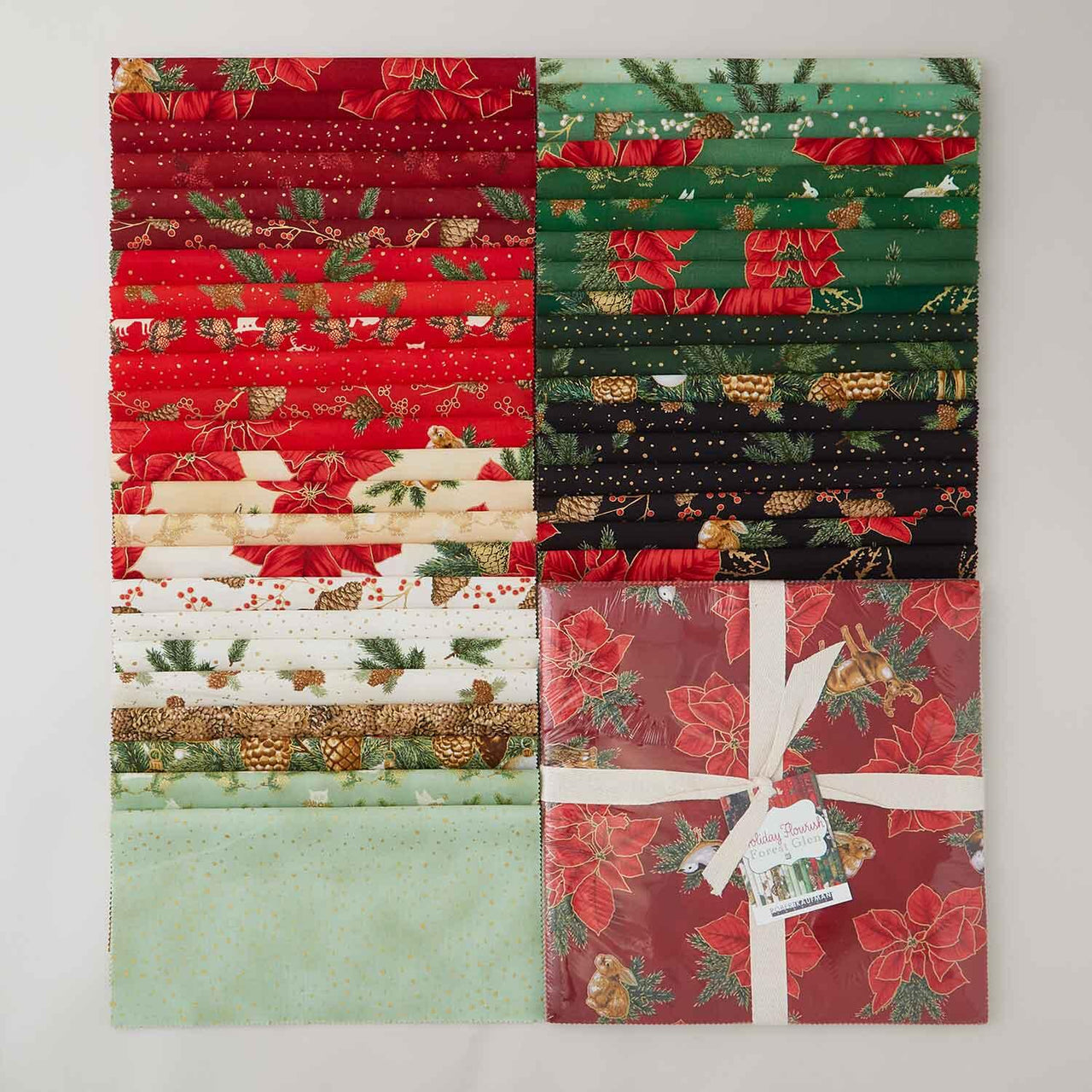 Holiday Flourish - Forest Glen Holiday Colorstory Metallic Ten Squares