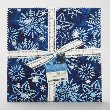 Artisan Batiks - Evergreen Ice Ten Squares