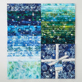 Artisan Batiks - Evergreen Ice Ten Squares