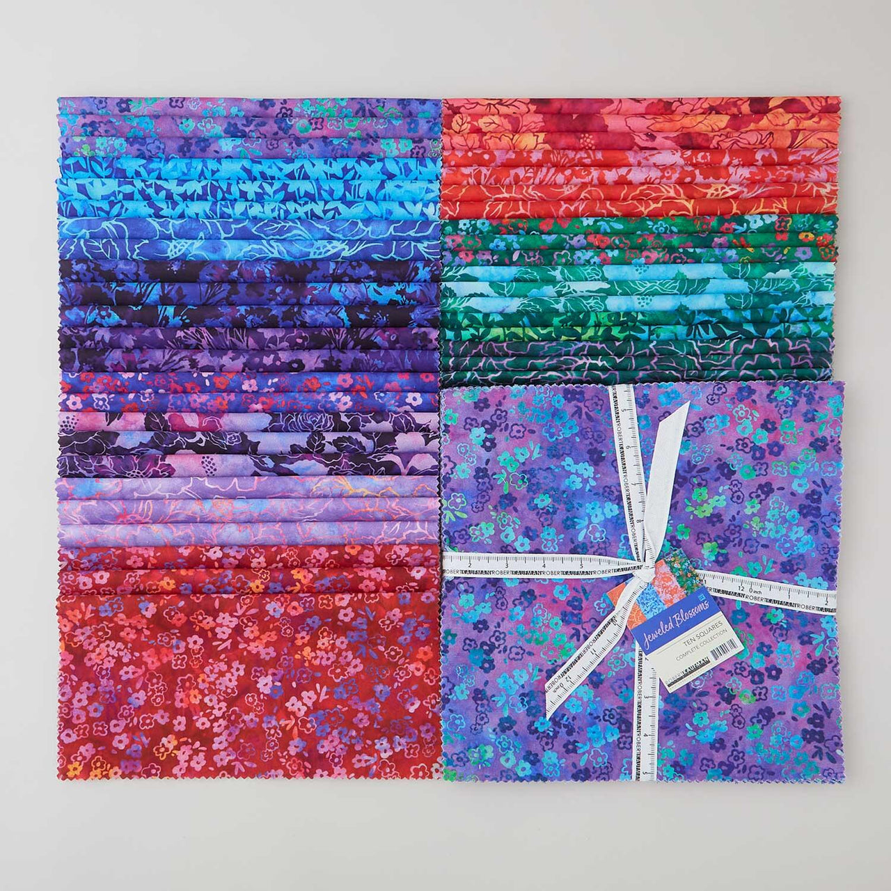 Jeweled Blossoms Complete Collection Ten Squares