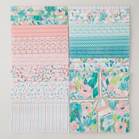 Watercolor Blooms Ten Squares