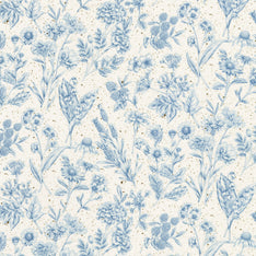 Botanical Garden Favorites - Tonal Blue Yardage