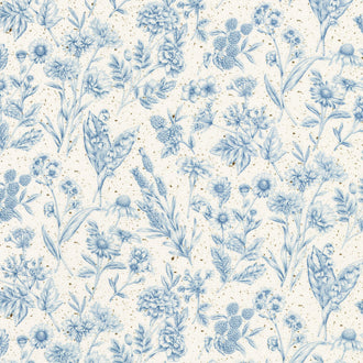 Botanical Garden Favorites - Tonal Blue Yardage