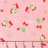 Garden Goodness - Tossed Strawberry Bunches Strawberry Yardage