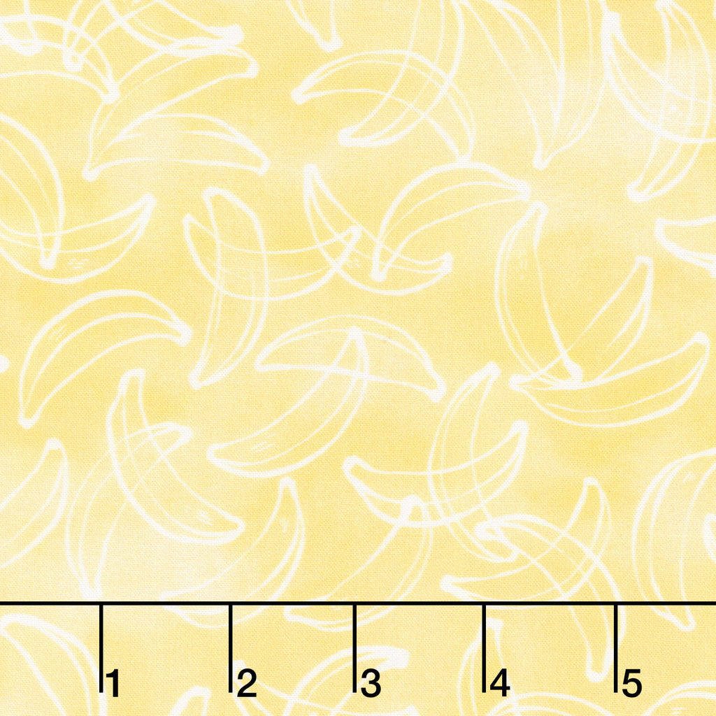 Garden Goodness - Banana Linework Banana Yardage