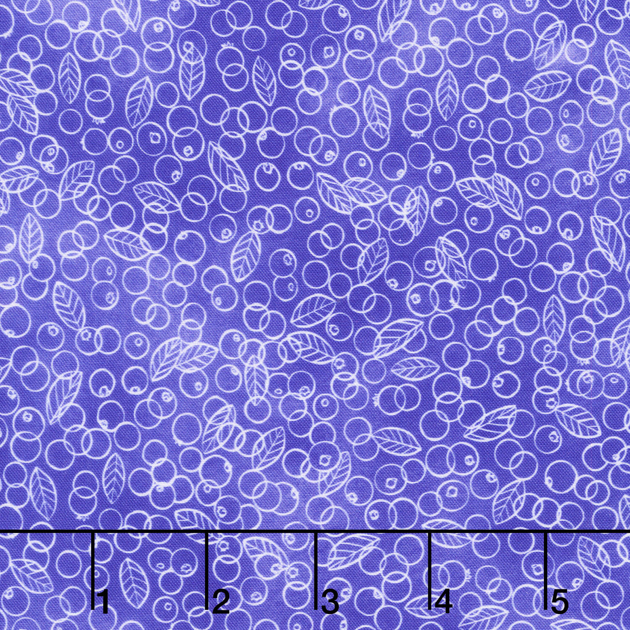Garden Goodness - Blueberry Linework Blueberry Yardage