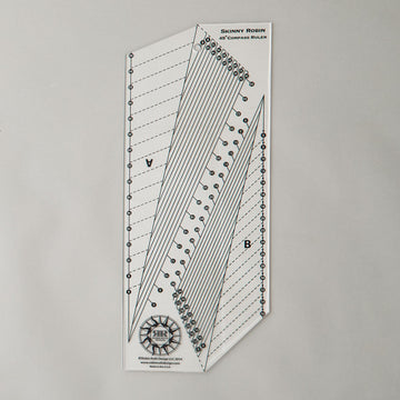 Skinny Robin 16-Point Mariner's Compass Book & Ruler