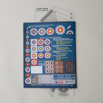 Skinny Robin 16-Point Mariner's Compass Book & Ruler