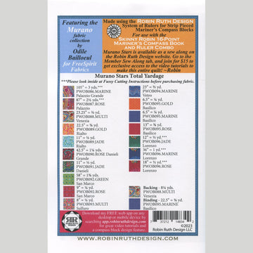 Murano Stars Quilt Pattern