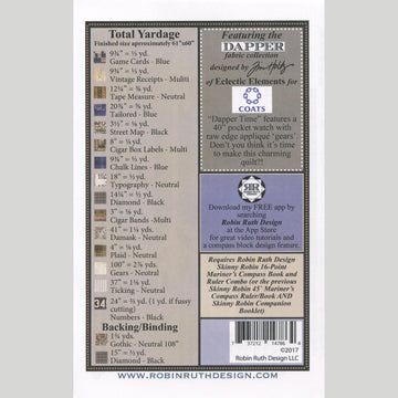 Dapper Time Quilt Pattern