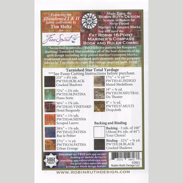 Tarnished Star Quilt Pattern