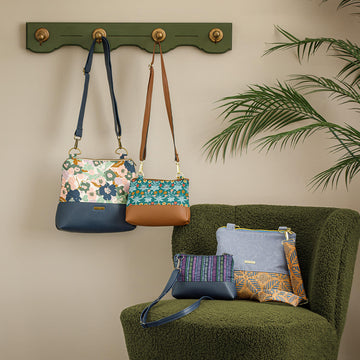 Clarisse Crossbody Bag Kit - Chambray/Cork