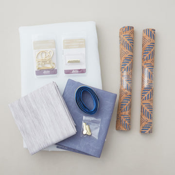 Clarisse Crossbody Bag Kit - Chambray/Cork