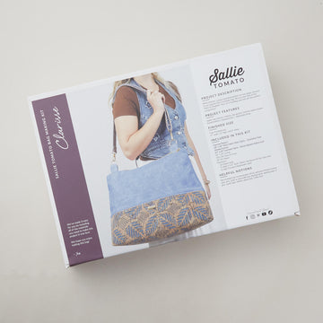 Clarisse Crossbody Bag Kit - Chambray/Cork