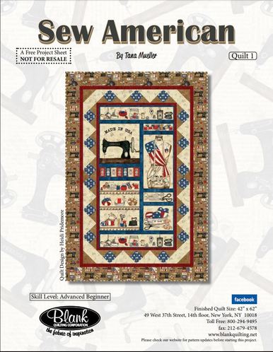 Sew American Quilt #1 Free Quilt Pattern