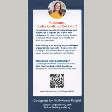 Rockstar Quilting Ruler - Long Arm