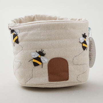 Bee Hive Drawstring Project Bag