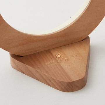 Missouri Star Hoop Display: 5" Rustic Oak Circle Frame and Prop