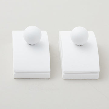 Missouri Star Wall Hanging Clips - White