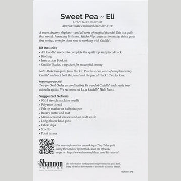 Cuddle Kit - Tiny Tails Sweet Pea Emma