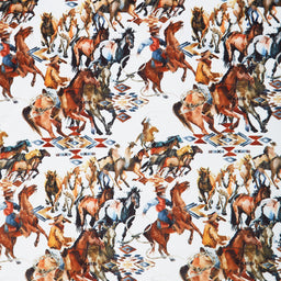 Cuddle Prints - Wranglers Woodland Yardage