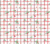 Quilting Cuddle Prints - Christmas Keepsake Berry Posy Cardinal Yardage