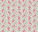 Quilting Cuddle Prints - Christmas Keepsake Cardinal Joy Multi Yardage