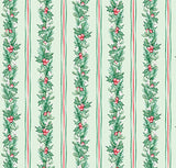 Quilting Cuddle Prints - Christmas Keepsake Holly Trail Juniper Yardage