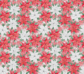 Quilting Cuddle Prints - Christmas Keepsake Noel Blossom Multi Yardage