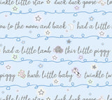 Quilting Cuddle Prints - Goodnight Farm Lullaby Pastel Yardage