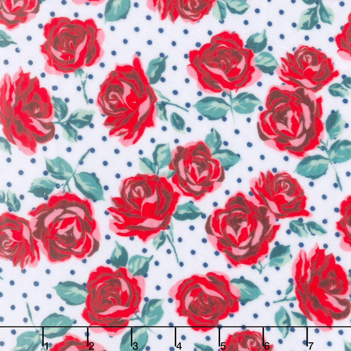 Cuddle® Prints - Cottage Rose Lane Briar Snow Digitally Printed Minky Yardage