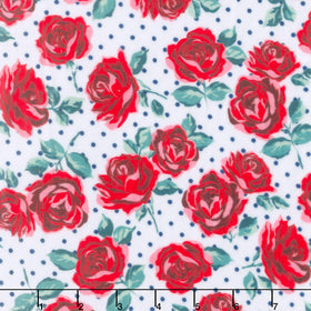 Cuddle® Prints - Cottage Rose Lane Briar Snow Digitally Printed Minky Yardage
