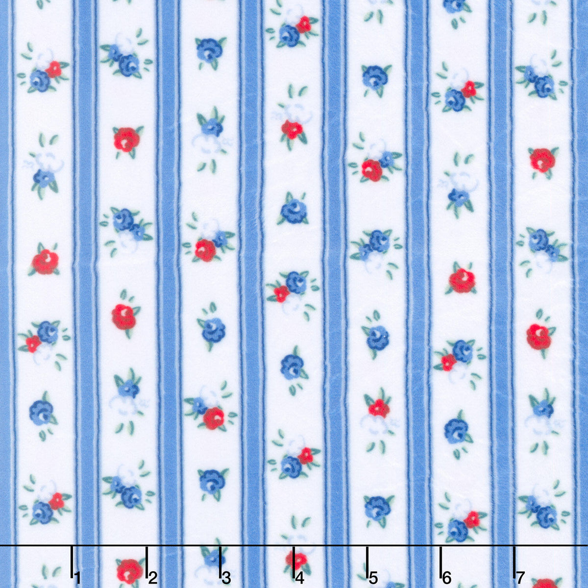 Cuddle® Prints - Cottage Rose Lane Nottinghill Blue Bonnet Digitally Printed Minky Yardage