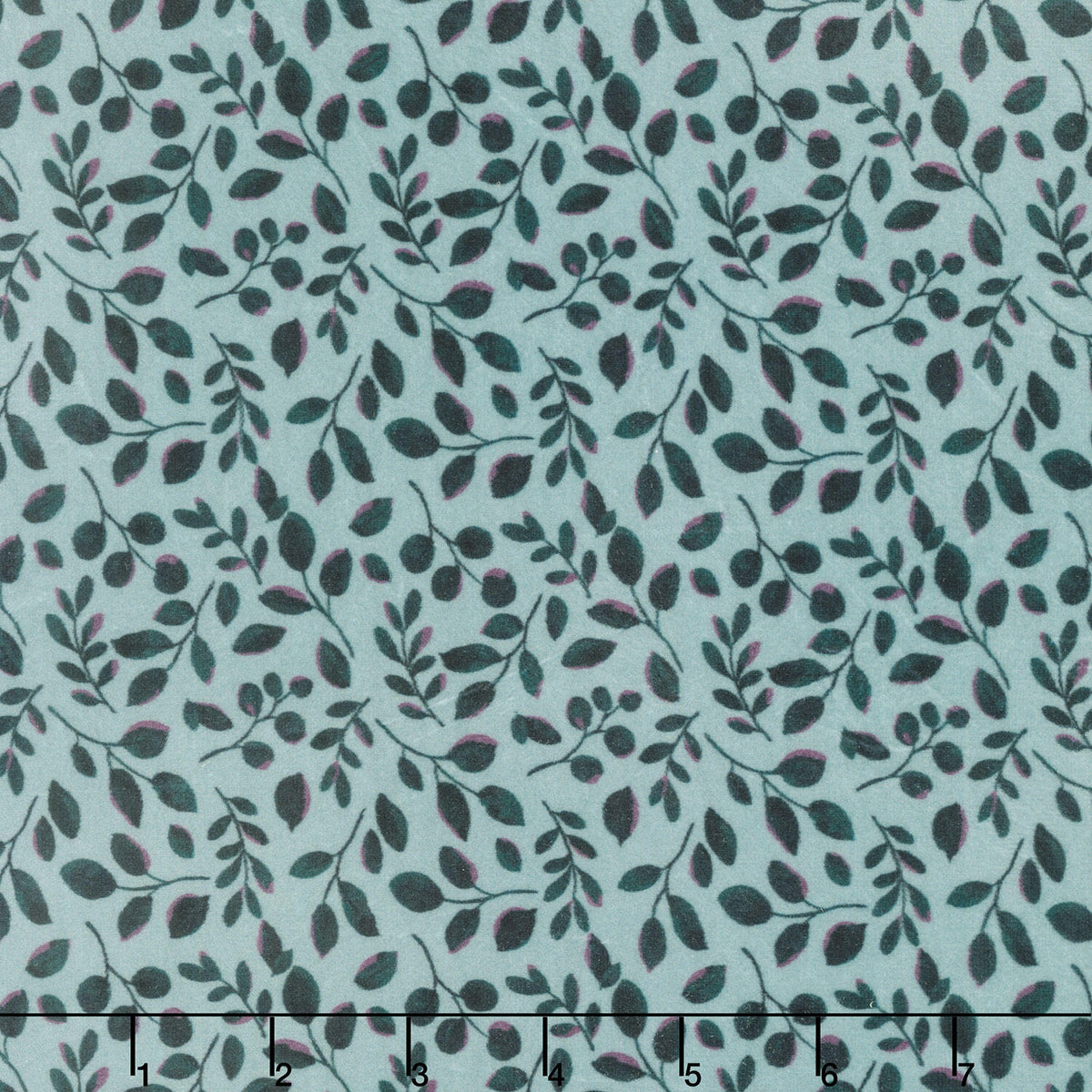 Cuddle® Prints - Garden Leaves Green Digitally Printed Minky Yardage