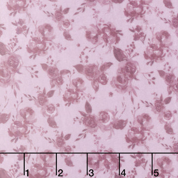 Cuddle® Prints - Garden Tonal Woodrose Digitally Printed Minky Yardage