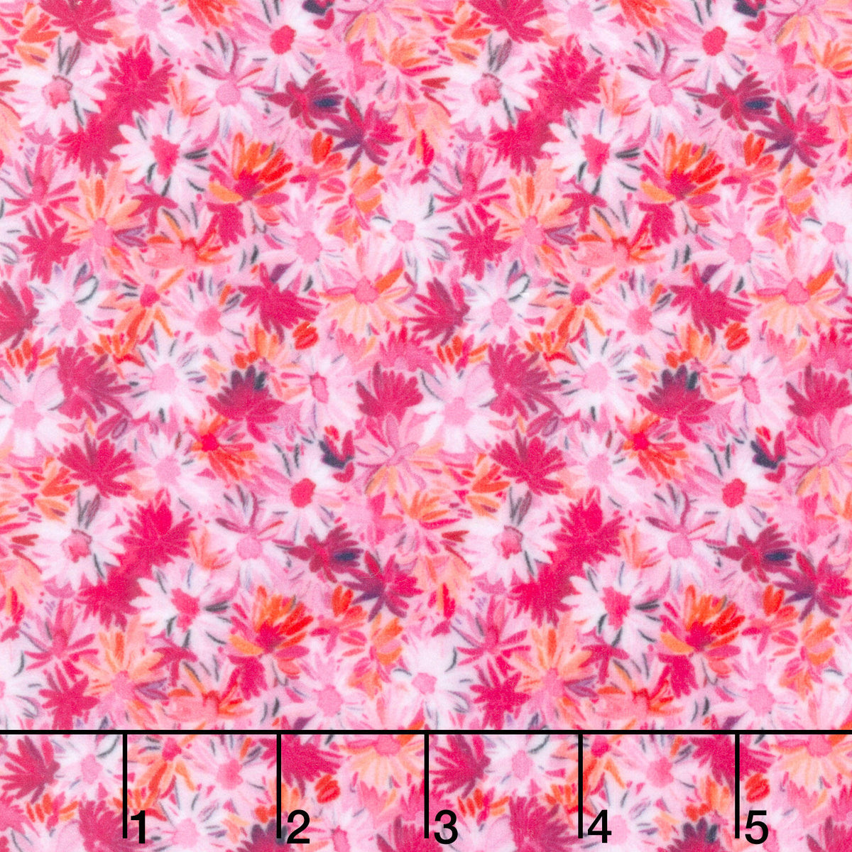 Cuddle® Prints - Wanderlust Daisies Pink Digitally Printed Minky Yardage