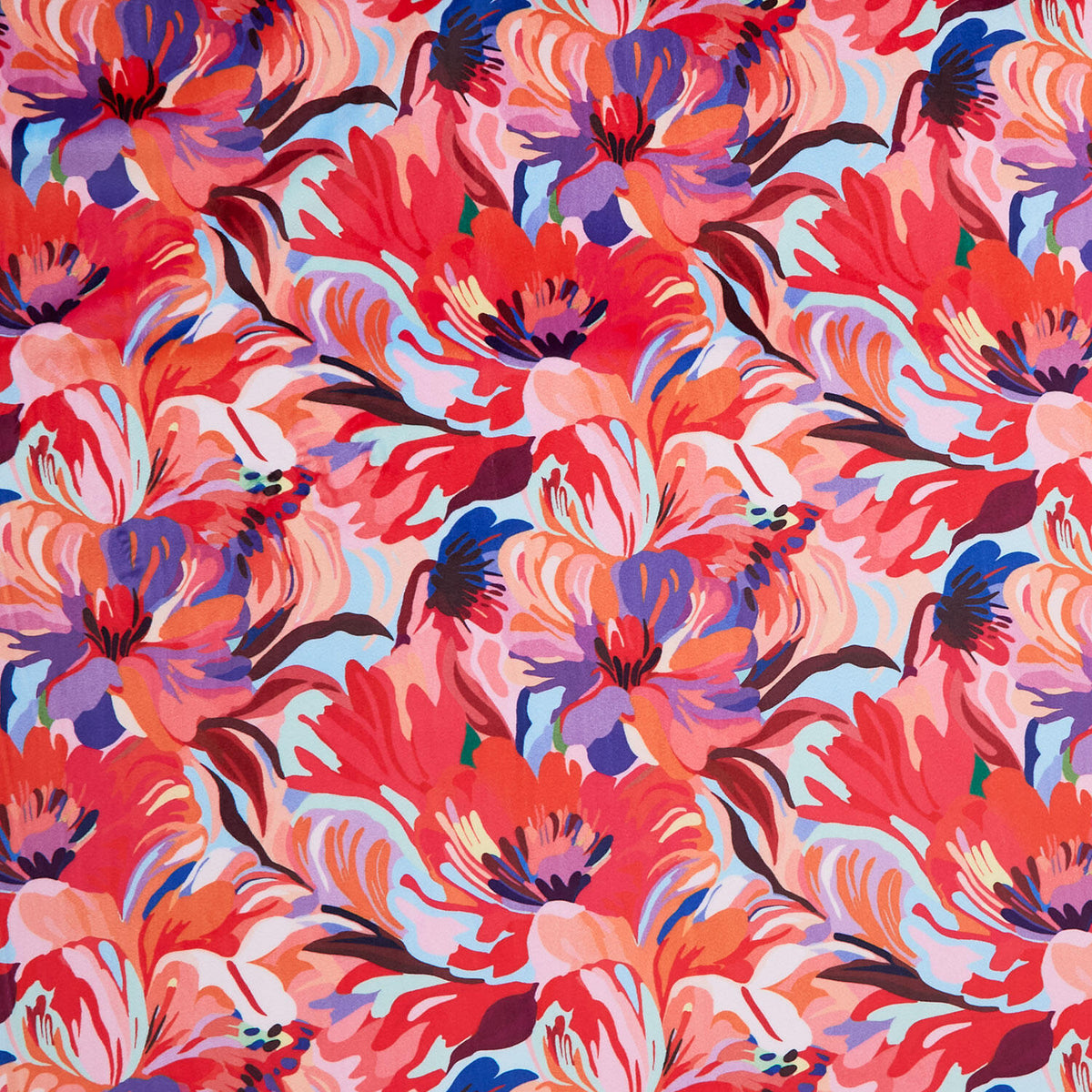 Cuddle® Prints - Wanderlust Florals Pink Digitally Printed Minky Yardage
