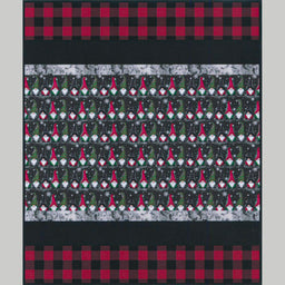 Gnomes Sensational Strips Cuddle Quilt Kit