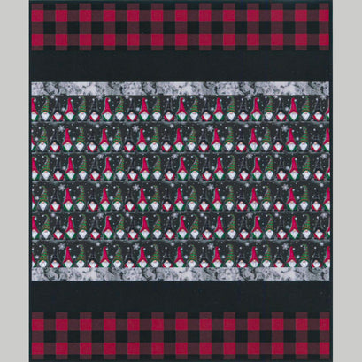 Gnomes Sensational Strips Cuddle Quilt Kit