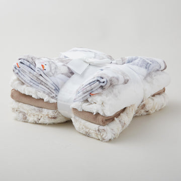 Snowday Sensational Strips Cuddle Quilt Kit