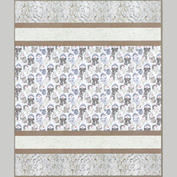 Snowday Sensational Strips Cuddle Quilt Kit