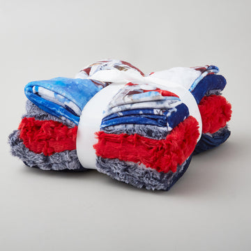 Ol' St. Nick Frame Game Cuddle Quilt Kit