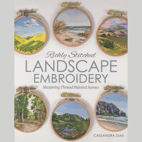 Richly Stitched Landscape Embroidery Book