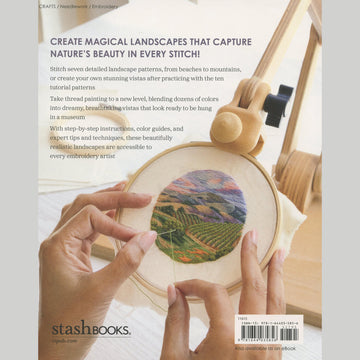 Richly Stitched Landscape Embroidery Book