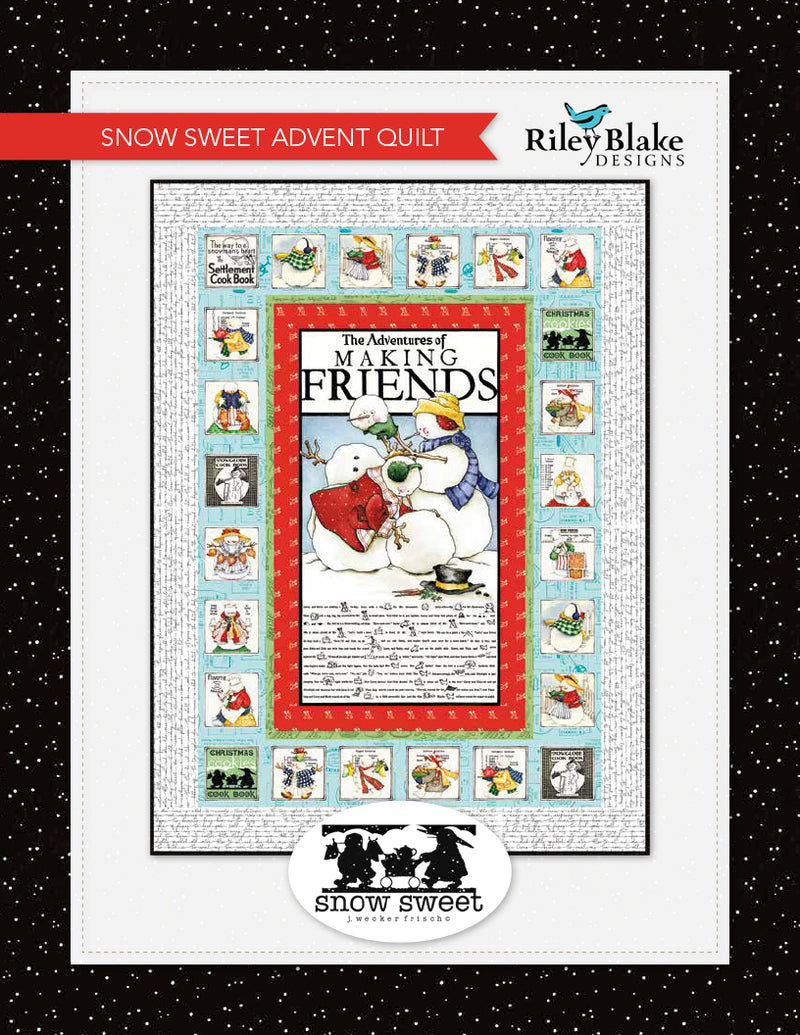 Snow Fun Quilt Pattern Snow Sweet Advent Quilt Free Quilt Pattern