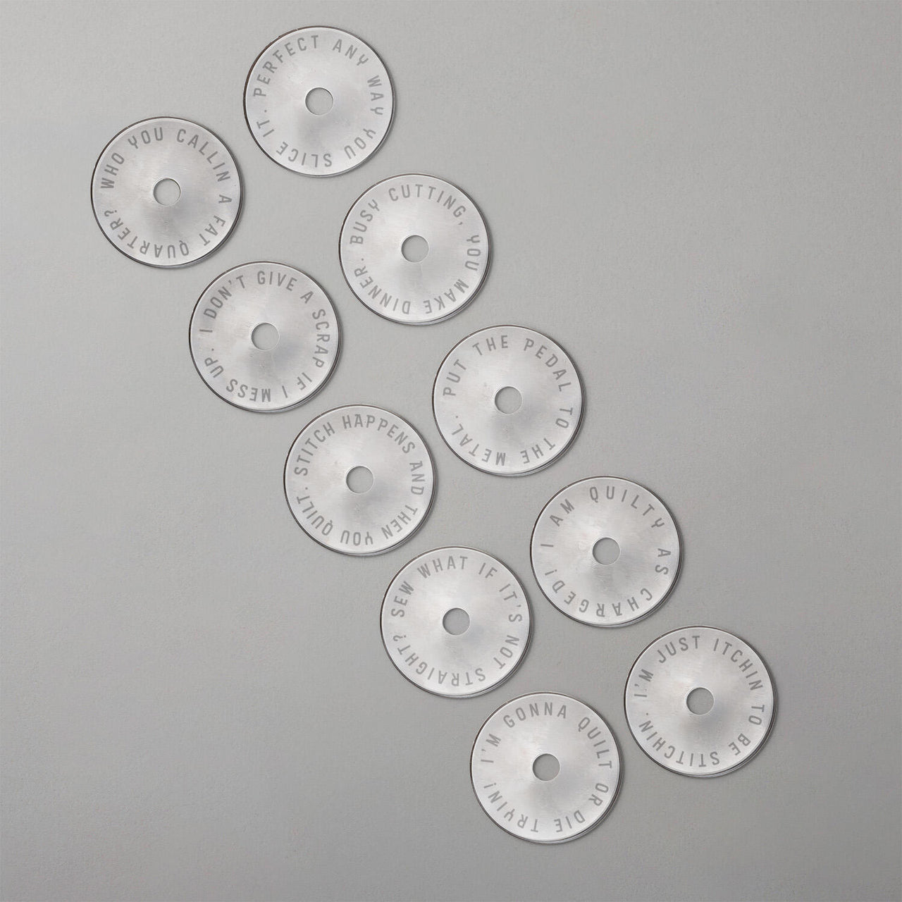 Missouri Star "Snarky Sayings" 45mm Rotary Blades - 10pk