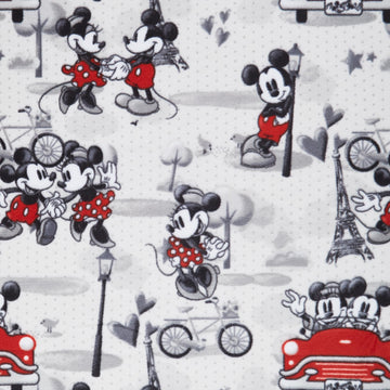 Fleece Prints - Vintage Mickey Mouse Multi Yardage