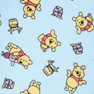 Fleece Prints - Pooh Piglet Hunny Multi Yardage